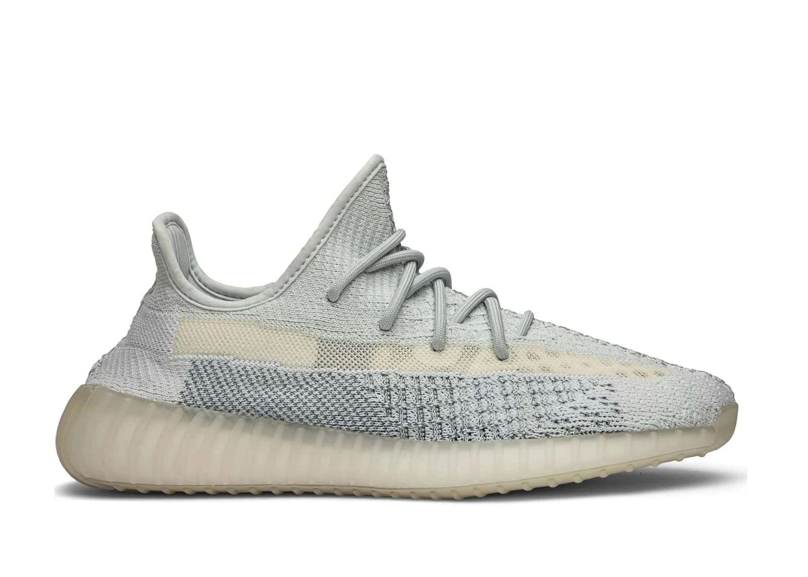 Yeezy Boost 350 V2 Cloud White — render oficial