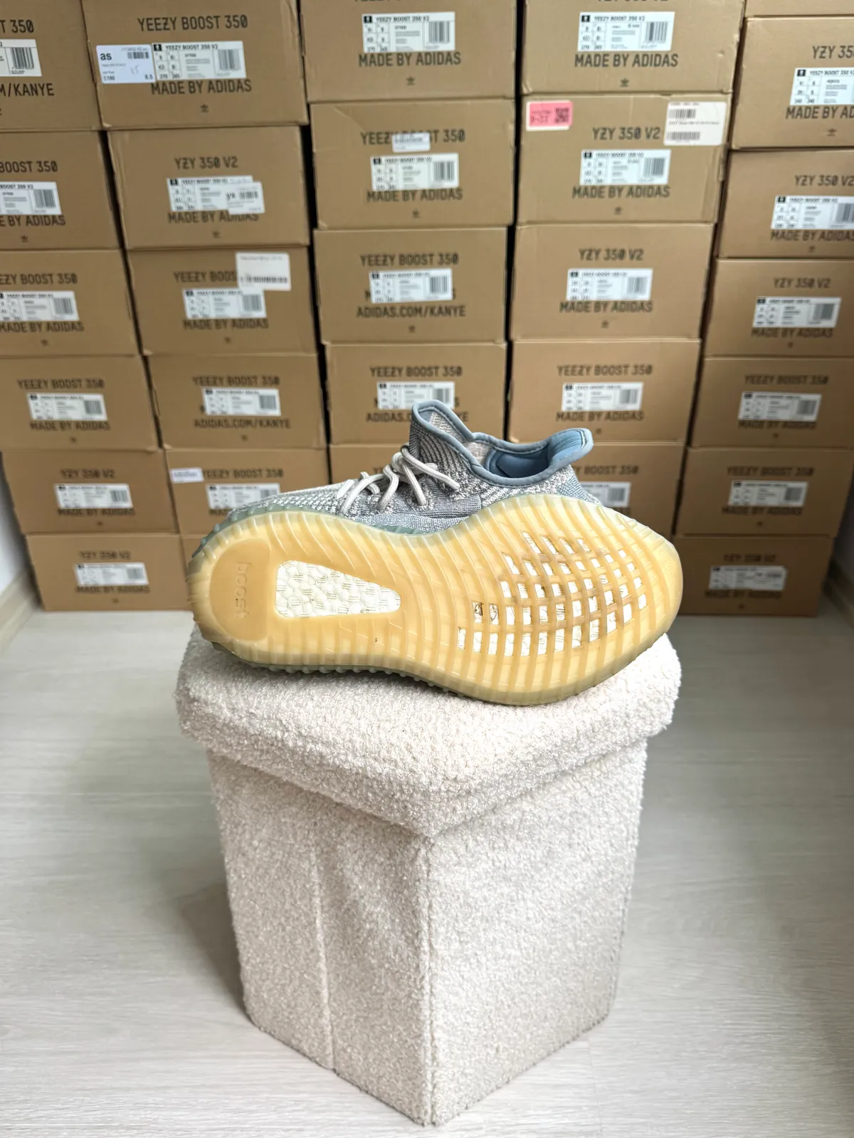 Yeezy Boost 350 V2 Israfil — mărimea 42 2/3 — foto 4