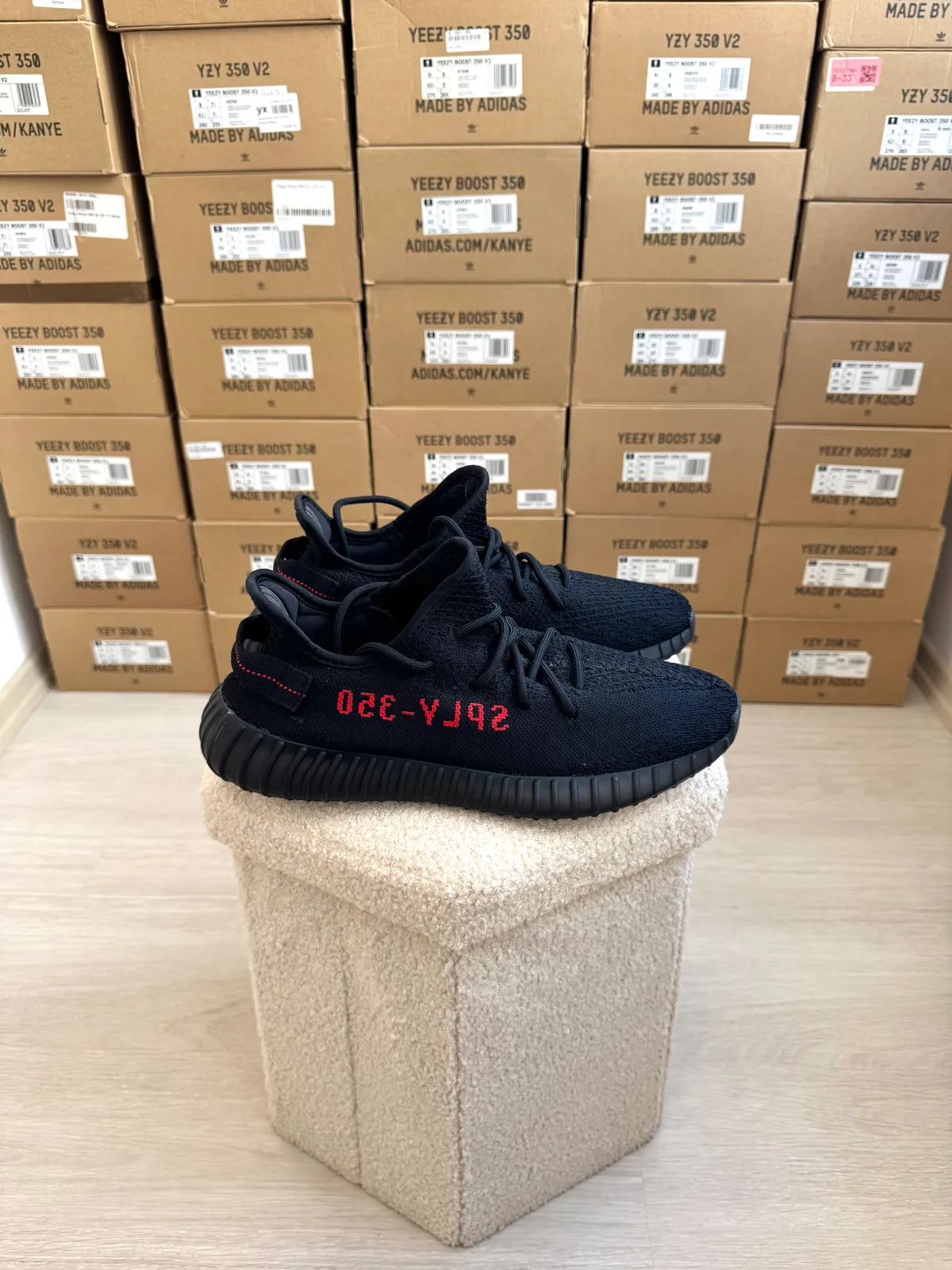 Yeezy Boost 350 V2 Bred — mărimea 46 — foto 3